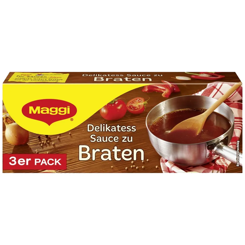 Maggi Delikatess Soße Zu Braten Perfekt Zu Fleisch 3er Für 3x 250ml 1 Maggi Delikatess Soße Zu Braten Perfekt Zu Fleisch 3er Für 3x 250ml