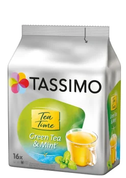 TASSIMO Kapseln Tea Time Grüner Tee Minze T Discs Teekapseln 16 Getränke Teekapseln -Essen Verkäufe c9d2626802d870f1eaedc97f06a6678e