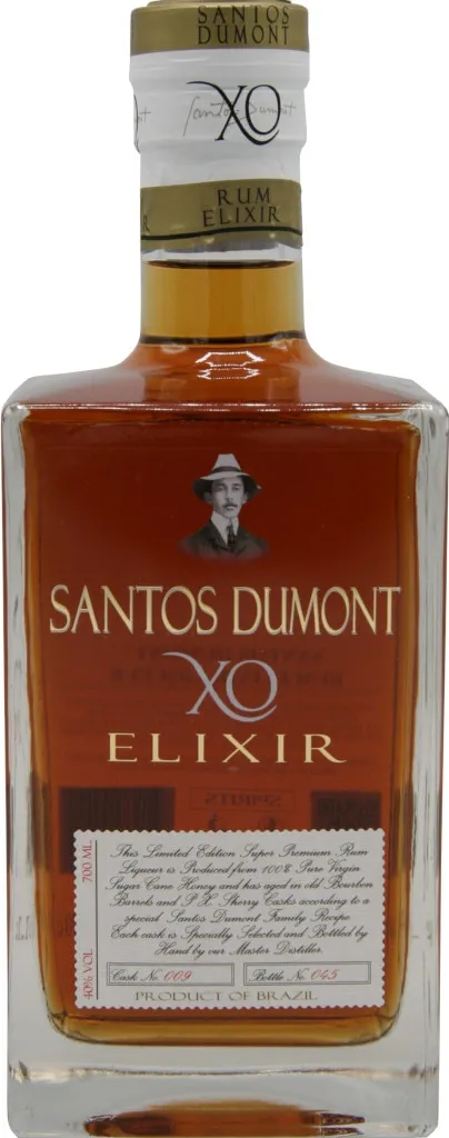 Santos Dumont XO Elixir 40% 0,7 Ltr. 2 Santos Dumont XO Elixir 40% 0,7 Ltr. – Bild 2