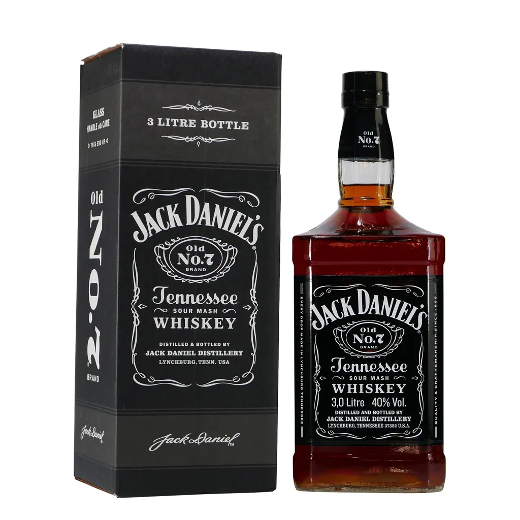 Jack Daniels Old No.7 Tennessee Whiskey Magnumflasche 3000ml 4 Jack Daniels Old No.7 Tennessee Whiskey Magnumflasche 3000ml – Bild 4