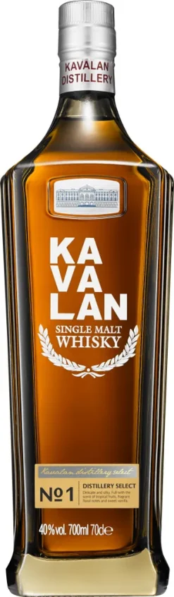 Kavalan Taiwanesischer Whisky Kavalan Distillery Select No.1 Single Malt 40%vol Spirituosen
