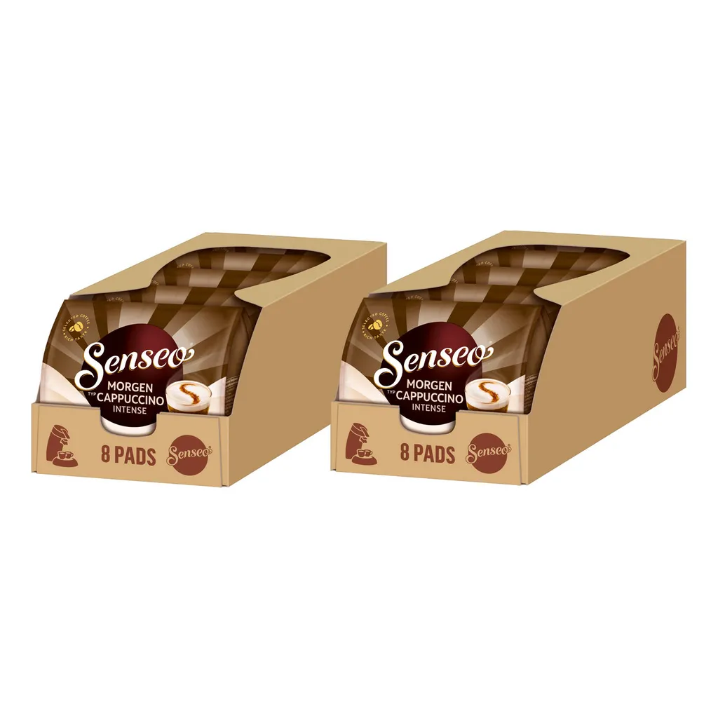 SENSEO Pads Typ Morgen Cappuccino Intense 10 X 8 Pads 80 Getränke 2 SENSEO Pads Typ Morgen Cappuccino Intense 10 X 8 Pads 80 Getränke – Bild 2
