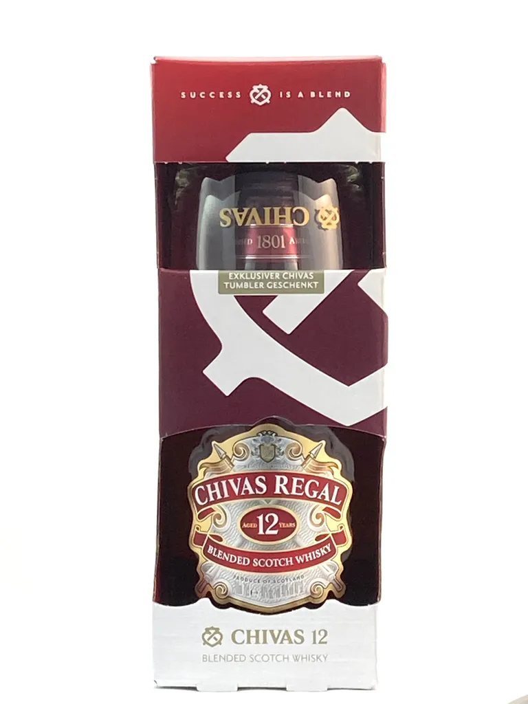 Chivas Regal 12 Jahre Mit Glas Blended Scotch Whisky 0,7l Alc. 40 Vol.-% 2 Chivas Regal 12 Jahre Mit Glas Blended Scotch Whisky 0,7l Alc. 40 Vol.-% – Bild 2