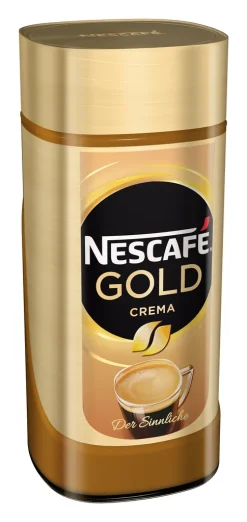 Nescafé® Nescafé Gold Crema | Löslicher Kaffee | 200g-Glas