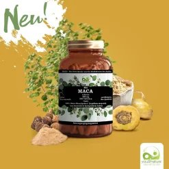 Hanoju Maca Schwarz 500 Mg, 300 Tabletten Vegan