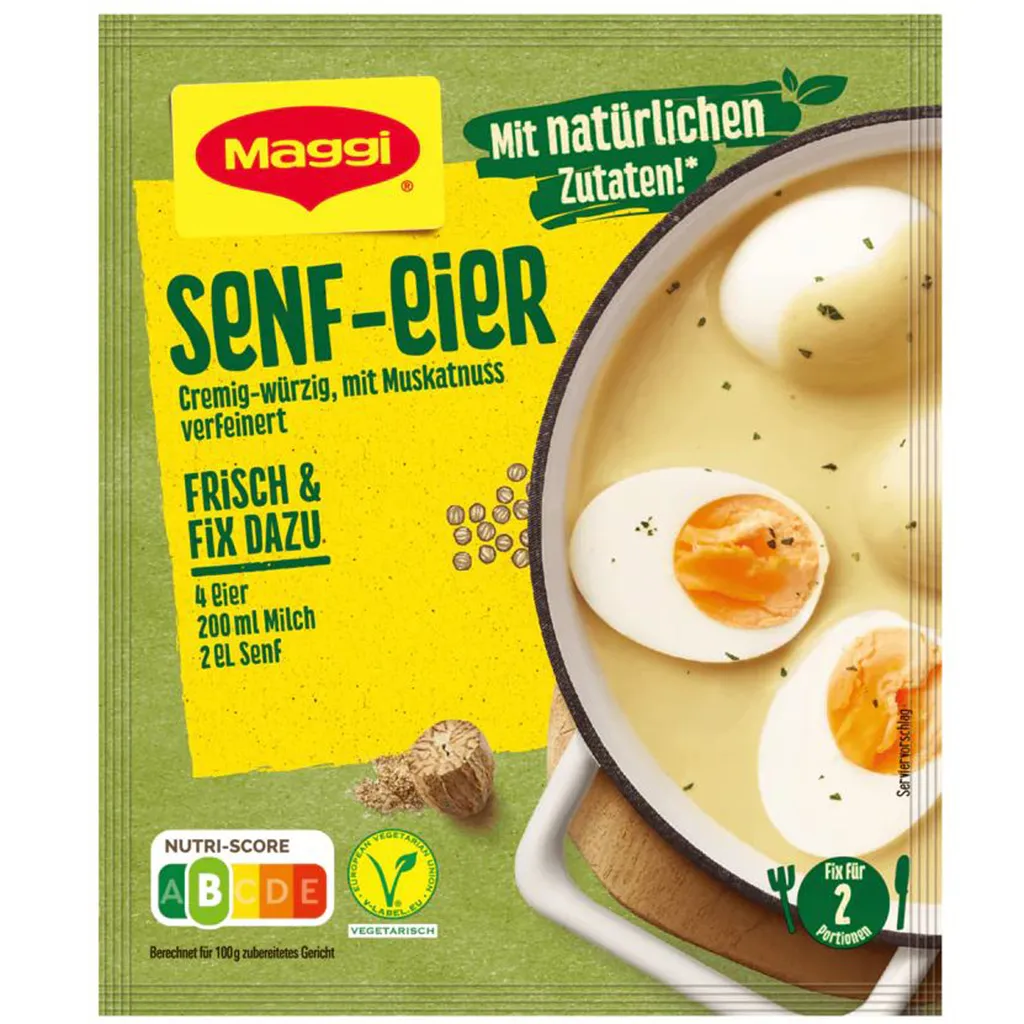Maggi Fix Für Senf Eier Klassisch Cremig Würzige Senfsauce 43g 1 Maggi Fix Für Senf Eier Klassisch Cremig Würzige Senfsauce 43g