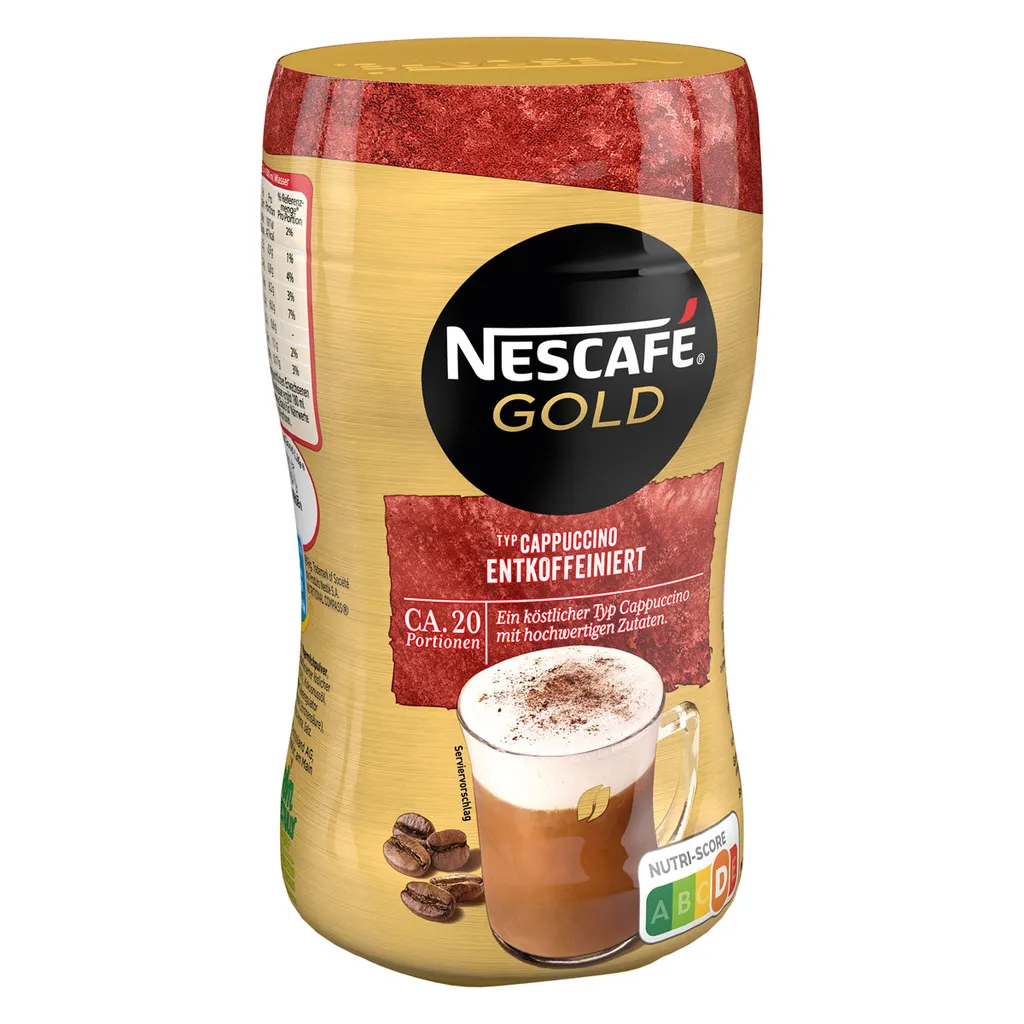 Nescafé® Nescafé Gold Typ Cappuccino Entkoffeiniert | 250g Dose 7 Nescafé® Nescafé Gold Typ Cappuccino Entkoffeiniert | 250g Dose – Bild 7