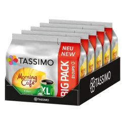 TASSIMO Kapseln Morning Café Filter XL T Discs 5 X 21 Getränke Kaffeekapseln