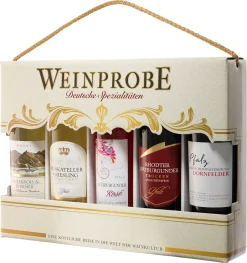 Moselland EG Winzergenossenschaft Moselland 5er Geschenkpack Weinprobe Rebsorten Spezialitäten 5 X 250ml