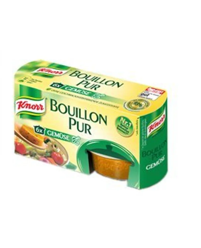 Knorr Bouillon Pur Gemüse 6x28g 1 Knorr Bouillon Pur Gemüse 6x28g