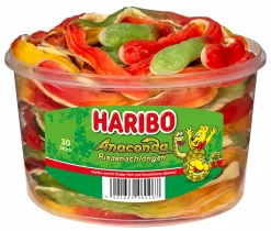 Haribo Fruchtgummi Mit Schaumzucker Anaconda Riesenschlangen 30 Stück