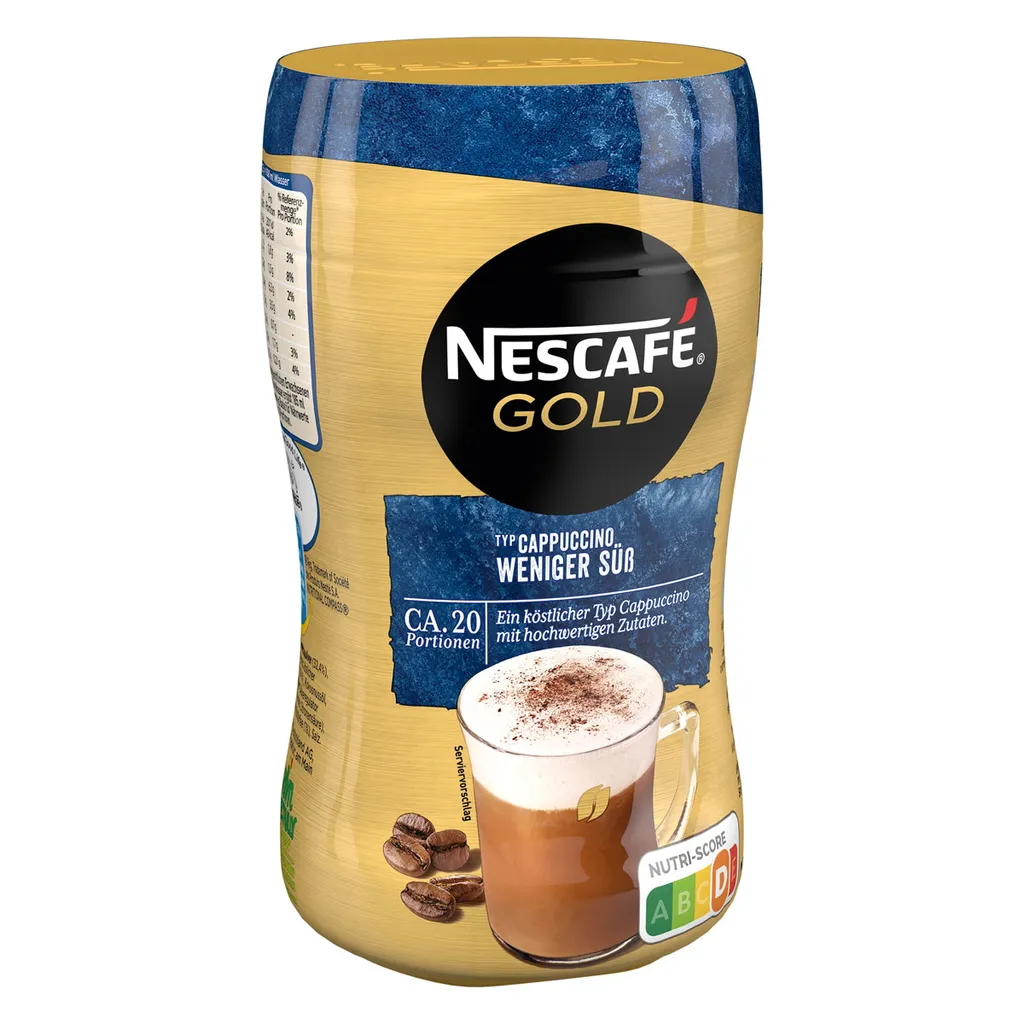 Nescafé® Nescafé Gold Typ Cappuccino Weniger Süß | 250g Dose 4 Nescafé® Nescafé Gold Typ Cappuccino Weniger Süß | 250g Dose – Bild 4