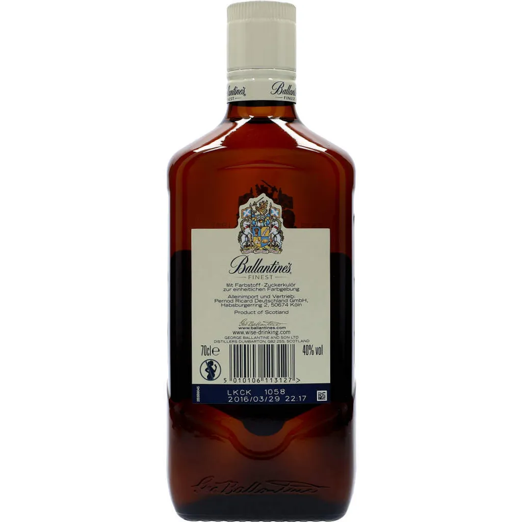 Ballantine's Finest Blended Scotch Whisky | 40 % Vol | 0,7 L 9 Ballantine's Finest Blended Scotch Whisky | 40 % Vol | 0,7 L – Bild 9