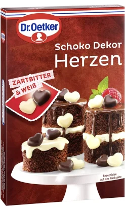Dr. Oetker - Schoko Dekor Herzen 47g