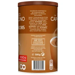 JACOBS Typ Choco Cappuccino 6 X 500 G Cappuccinopulver Löslich 6 Dosen