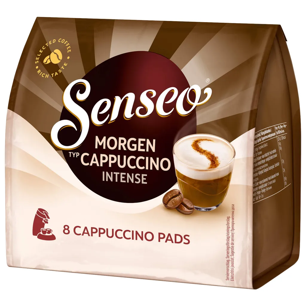 SENSEO Pads Typ Morgen Cappuccino Intense 10 X 8 Pads 80 Getränke 9 SENSEO Pads Typ Morgen Cappuccino Intense 10 X 8 Pads 80 Getränke – Bild 9