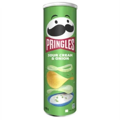 Kellogg Pringles Sour Cream Onion Stapelchips Mit Sauerrahm Und Zwiebeln 185g