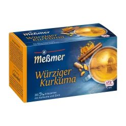 Meßmer Würziger Kräutertee Mit Kurkuma Und Zimt Süßlich Würzig 40g