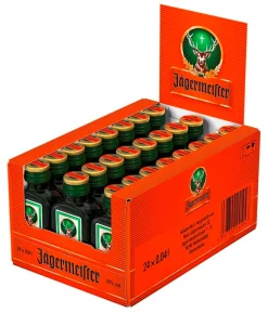 Jägermeister Kräuterlikör Aus Kräutern Wurzeln Und Früchten 24x4cl