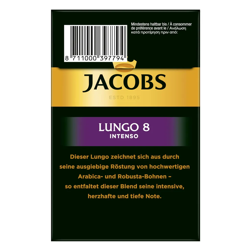 JACOBS Kapseln Lungo Intenso 5 X 40 Nespresso®* Kompatible Kaffeekapseln 5 JACOBS Kapseln Lungo Intenso 5 X 40 Nespresso®* Kompatible Kaffeekapseln – Bild 5