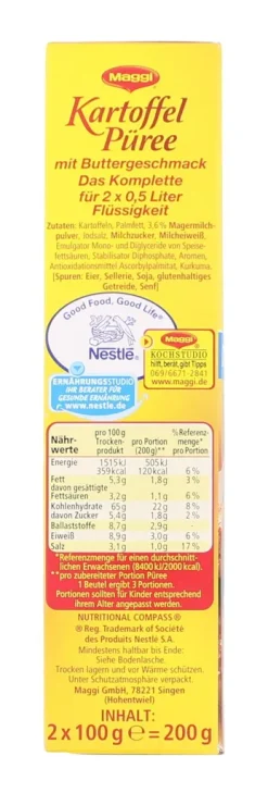 Maggi Kartoffelpueree Mit Buttergeschmack 200g -Essen Verkäufe d9435252294fc708d37ba05c7c53cfa5