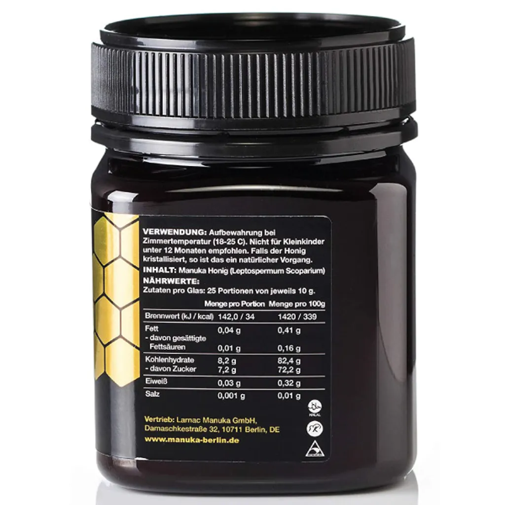 Larnac Manuka Honig MGO 300+, 250g 4 Larnac Manuka Honig MGO 300+, 250g – Bild 4