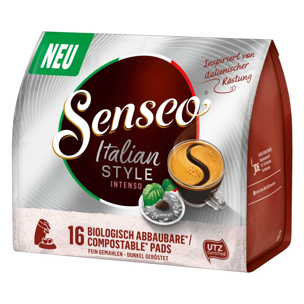 SENSEO Pads Italian Style Senseopads UTZ 80 Getränke Kaffeepads 4 SENSEO Pads Italian Style Senseopads UTZ 80 Getränke Kaffeepads – Bild 4