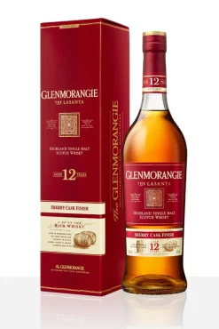 Glenmorangie The Lasanta 12 Jahre Old Sherry Cask Finish Highland Single Malt Scotch Whisky In Geschenkpackung | 43 % Vol | 0,7