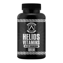 Gods Rage Helios Vitamin D3+K2+Magnesium | 90 Tabletten Je Packung | Mineralstoff Vitamin Komplex | Nahrungsergänzungsmittel