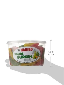Haribo Saure Gurken Fruchtgummi Weingummi Veggie 150 Stück 1350g 23 Haribo Saure Gurken Fruchtgummi Weingummi Veggie 150 Stück 1350g -Essen Verkäufe dc2118c2ff9017699c9c5a9ecd2d89a6