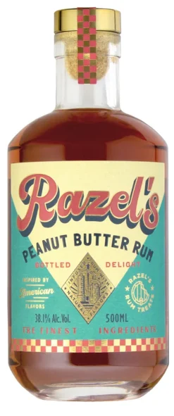 Perola GmbH Razel's Peanut Butter Rum 0,5l, Alc. 38,1 Vol.-%,