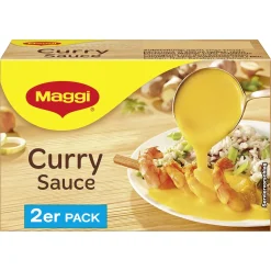 Maggi Curry Sauce Für Currywurst Und Wokgerichte 60g 2er Für 2x 250ml