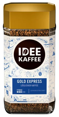 Instantkaffee GOLD EXPRESS Von Idee Kaffee, 200g