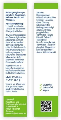 Sunlife Magnesium 400 „Stark Für Die Nacht“ -Essen Verkäufe dd8126d35557653d5989caa42482762f