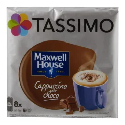 Jacobs Tassimo® Maxwell House Cappuccino Goût Choco, 8 MAXI-Kapseln, =8 Getränke -Essen Verkäufe de8542f99886b66d210d7f1417837449
