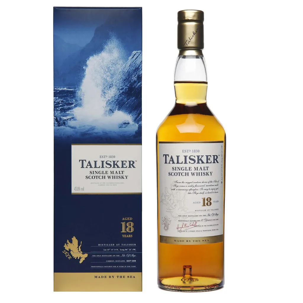 Talisker 18 Years Single Malt Scotch Whisky 0,7 L 1 Talisker 18 Years Single Malt Scotch Whisky 0,7 L