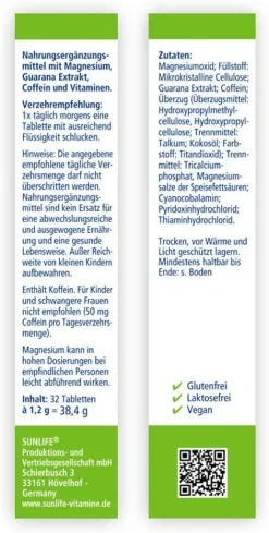Sunlife Magnesium 400 „Fit Für Den Tag“ -Essen Verkäufe dfbeadebafd0516f39486364992eeaee