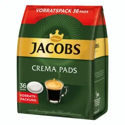 JACOBS Kaffeepads Crema Classic UTZ- 5 X 36 Getränke Pads Vorteilspack -Essen Verkäufe e040227aa5eb605aa1092fe1872f9e84