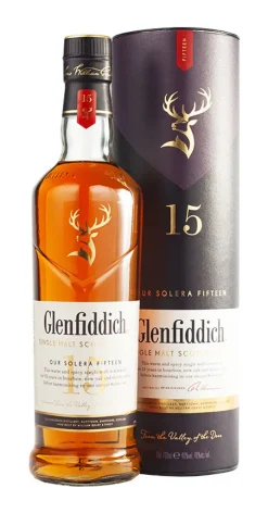 Glenfiddich 15 Jahre Our Solera Fifteen Single Malt Scotsch Whisky In Geschenkpackung | 40 % Vol | 0,7 L -Essen Verkäufe e1fb0e4542fe8737096d2e3c3e683555