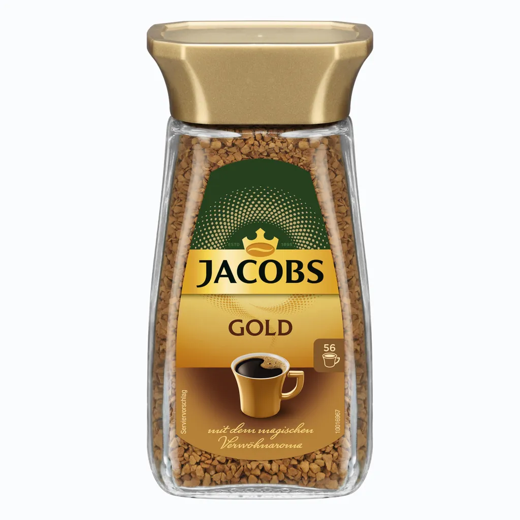 JACOBS Gold 6 X 100g Löslicher Kaffee 6 Gläser Instantkaffee Löskaffee 1 JACOBS Gold 6 X 100g Löslicher Kaffee 6 Gläser Instantkaffee Löskaffee