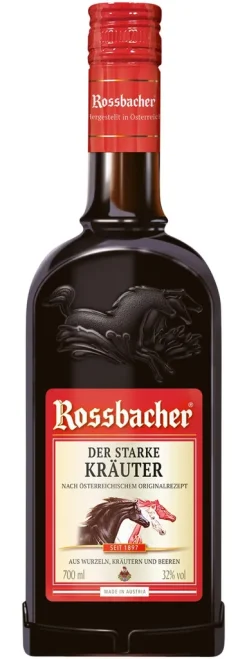 Rossbacher Kräuterlikör Österreichischer Kräuterlikör Rossbacher 32% Vol Likör