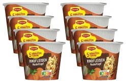 8 X Maggi - 5 Minuten Terrine - Rindfleisch Nudeltopf (8 X 42g)