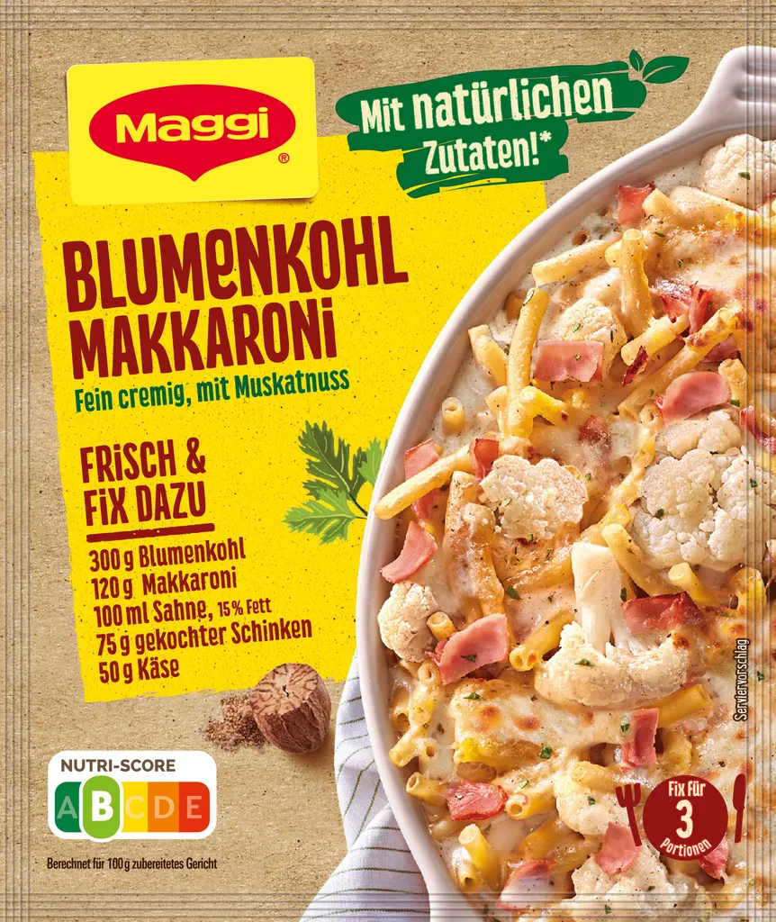 Maggi Fix Überbackene Blumenkohl 1 Maggi Fix Überbackene Blumenkohl