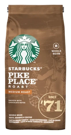 Nestlé® Starbucks Pike Place Roast, Medium, Ganze Bohne, 200 G