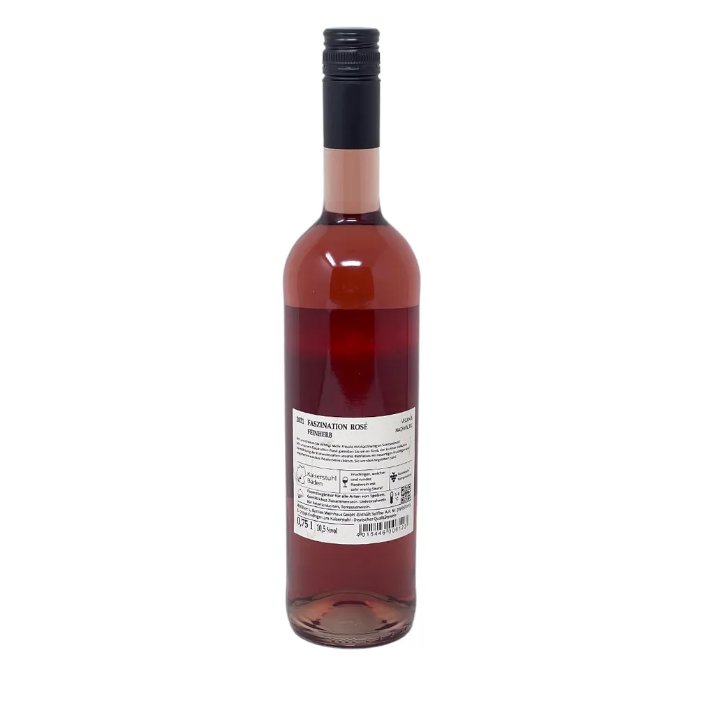 Weingut L. Bastian Edition Schwarzwaldmarie - 2021 Rosé Feinherb 0,75 Liter - Alkoholgehalt: 10,5 %vol 3 Weingut L. Bastian Edition Schwarzwaldmarie - 2021 Rosé Feinherb 0,75 Liter - Alkoholgehalt: 10,5 %vol – Bild 3