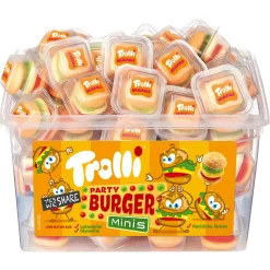 Trolli Party Burger Minis Aus Schaumzucker Und Fruchtgummi 600g