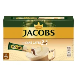Jacobs 3in1 Sticks Café Latte | Löslicher Kaffee | 10 Portionen -Essen Verkäufe e5b8e841682cb91a8b64435107cc2af5