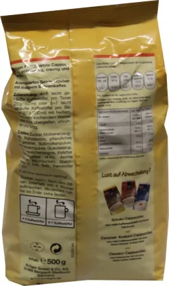 Krüger Family Cappuccino White | 500-g-Beutel -Essen Verkäufe e6453e4fd09418f2be19971ff31a1e5e