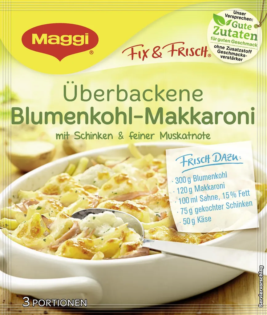 Maggi Fix Überbackene Blumenkohl 2 Maggi Fix Überbackene Blumenkohl – Bild 2