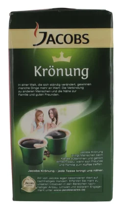 Jacobs Filterkaffee Krönung Entkoffeiniert | Gemahlen | 500g -Essen Verkäufe e6b5da87e579ed7597188e131ffd5587